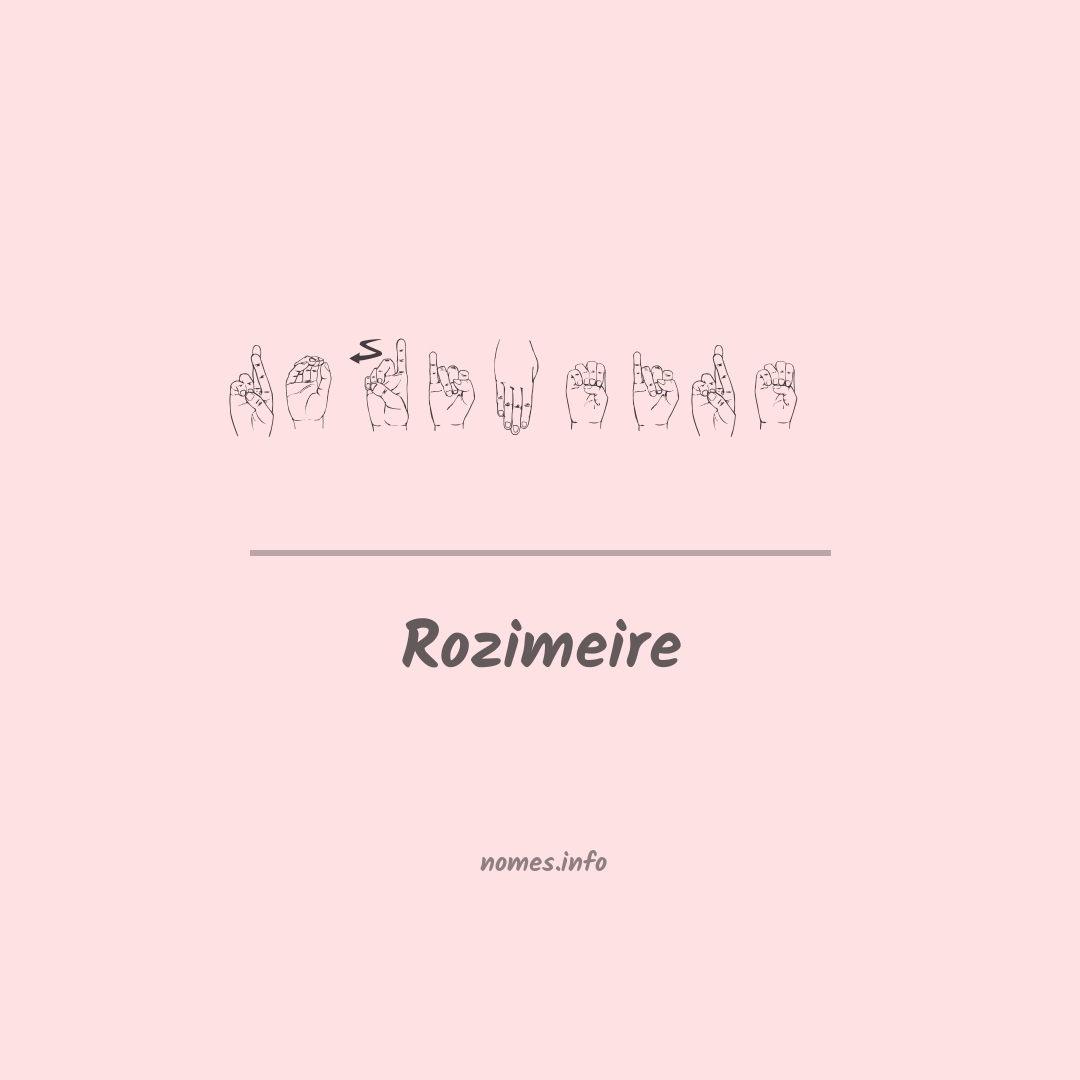 Rozimeire em Libras