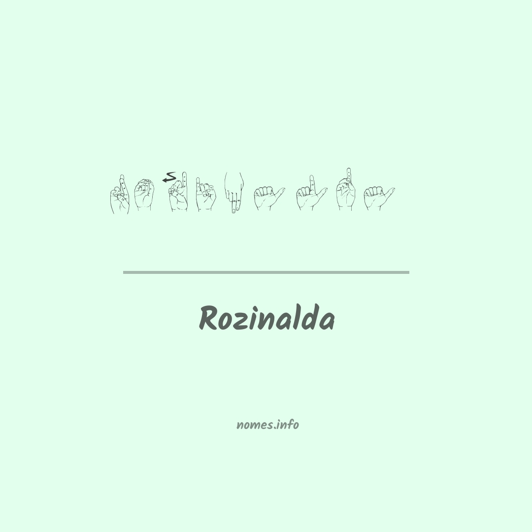 Rozinalda em Libras