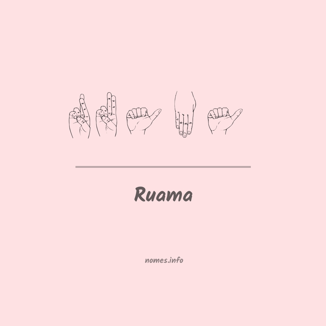 Ruama em Libras