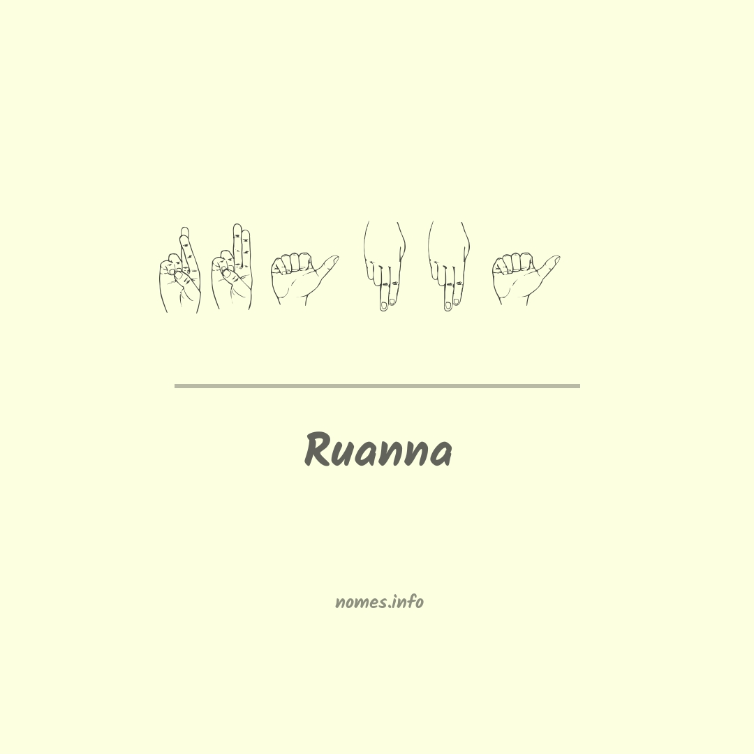 Ruanna em Libras