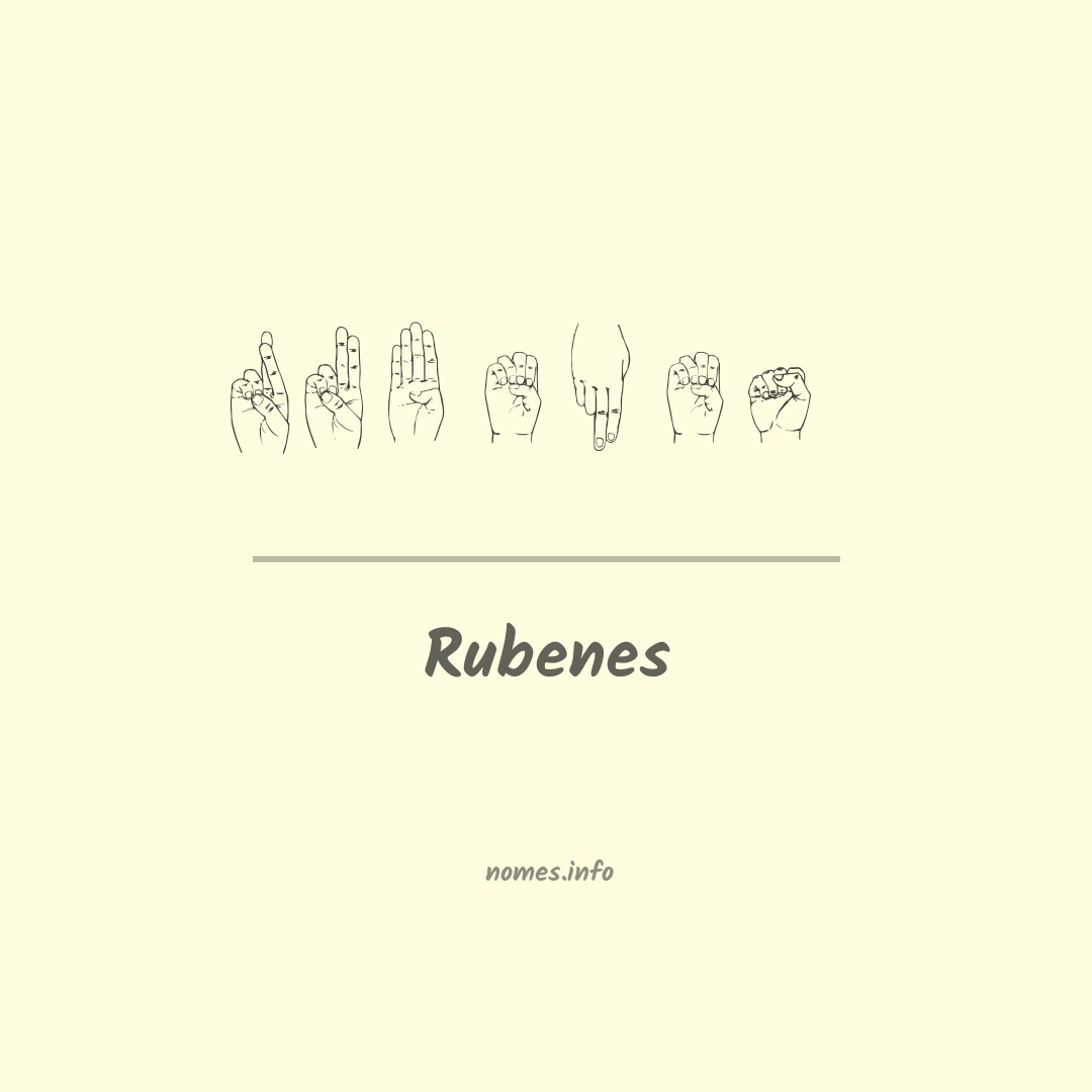 Rubenes em Libras