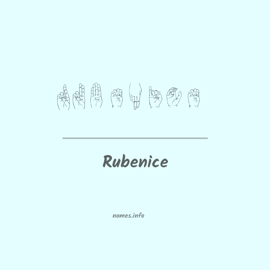 Rubenice em Libras