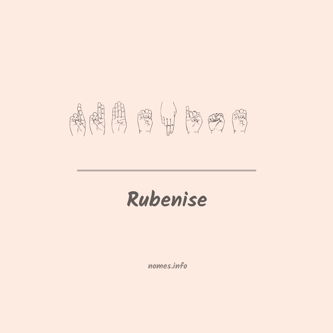 Rubenise em Libras