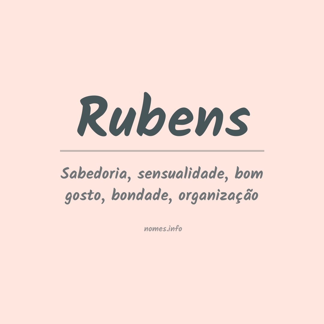 Significado do nome Rubens