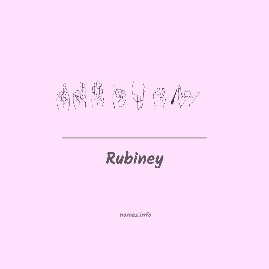 Rubiney em Libras