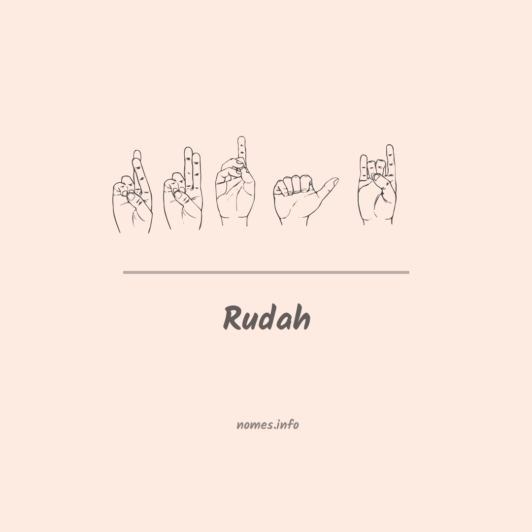 Rudah em Libras