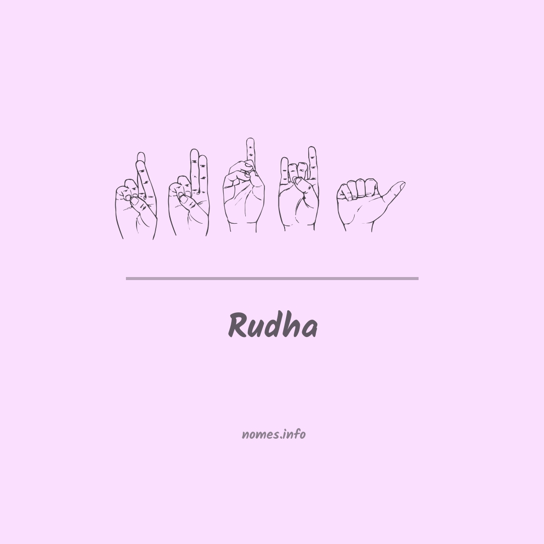 Rudha em Libras