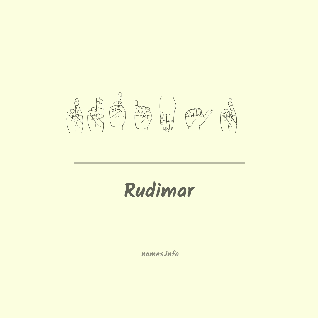 Rudimar em Libras