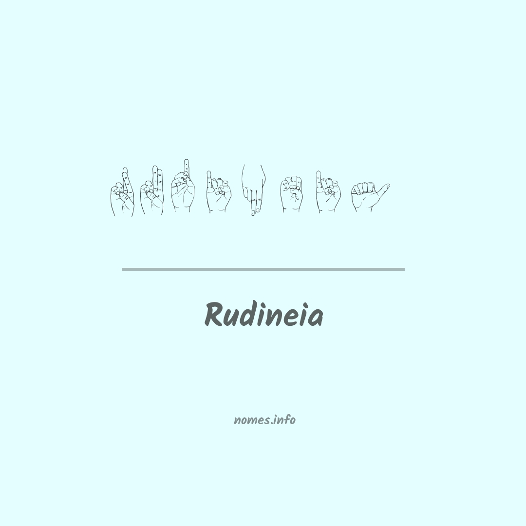 Rudineia em Libras