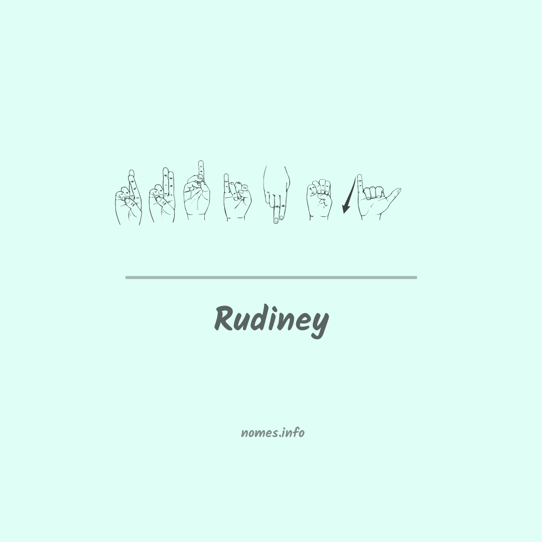 Rudiney em Libras
