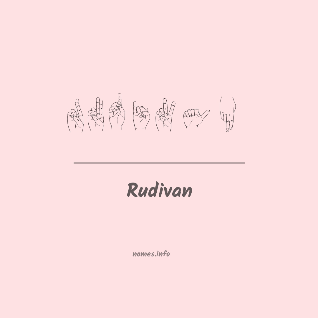 Rudivan em Libras