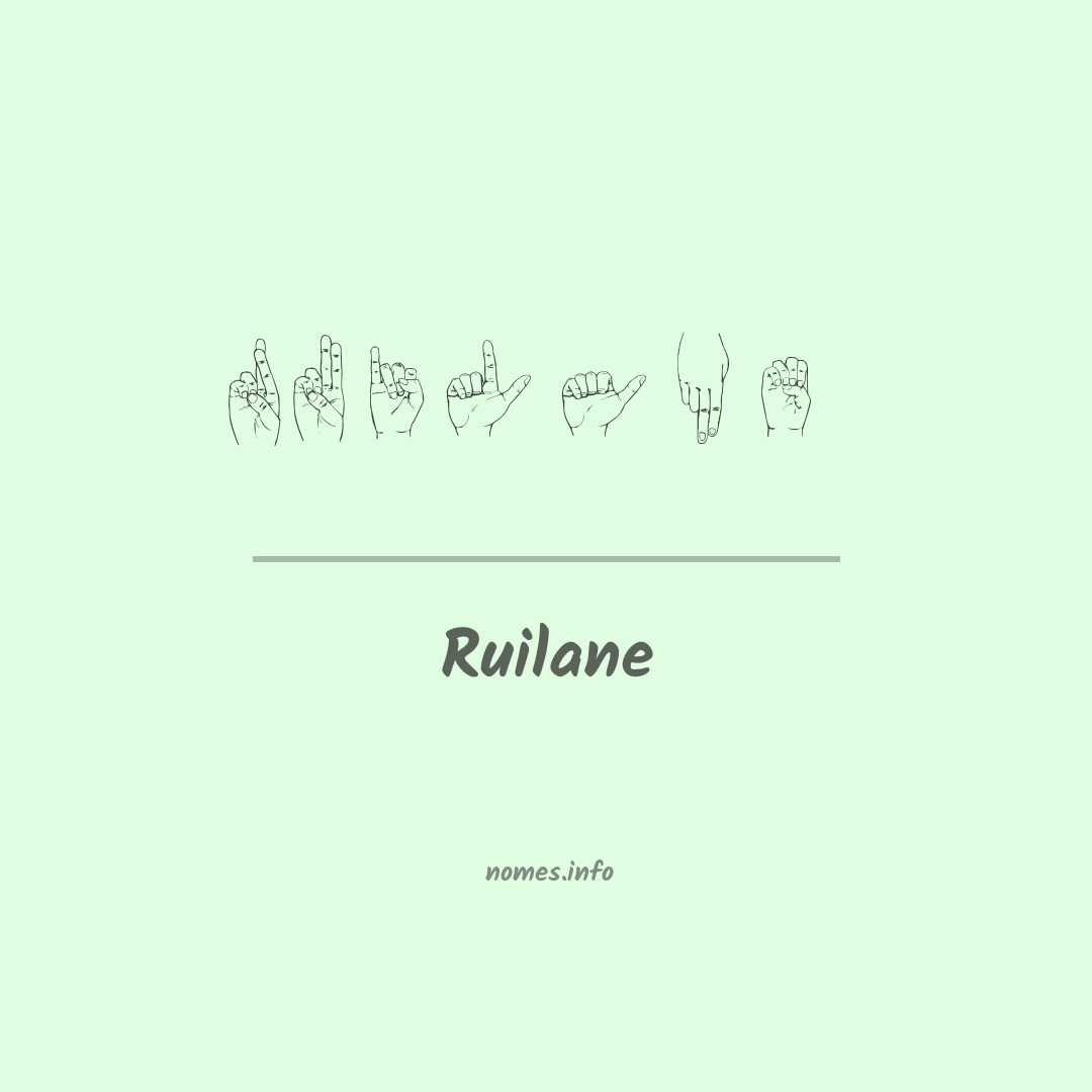 Ruilane em Libras