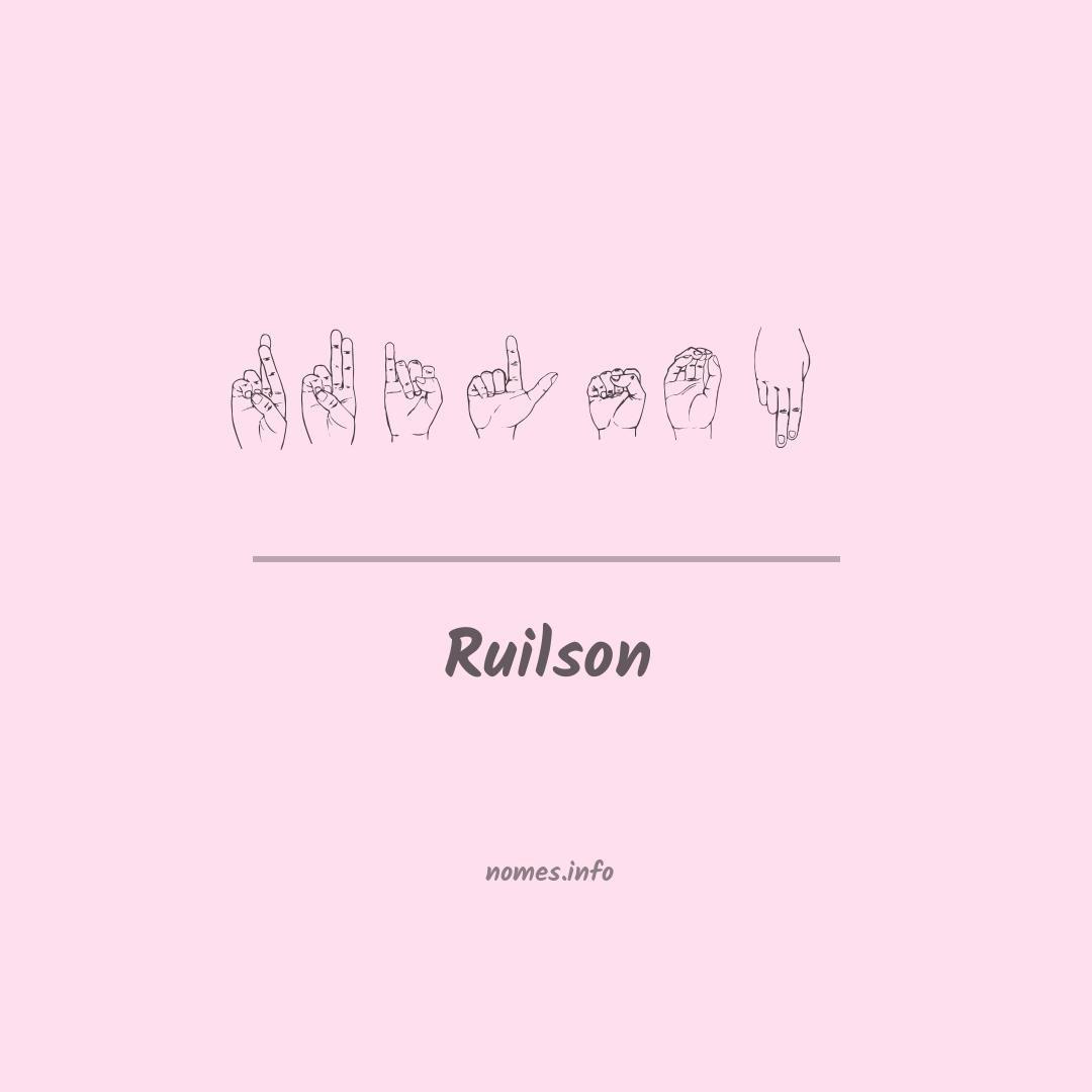 Ruilson em Libras