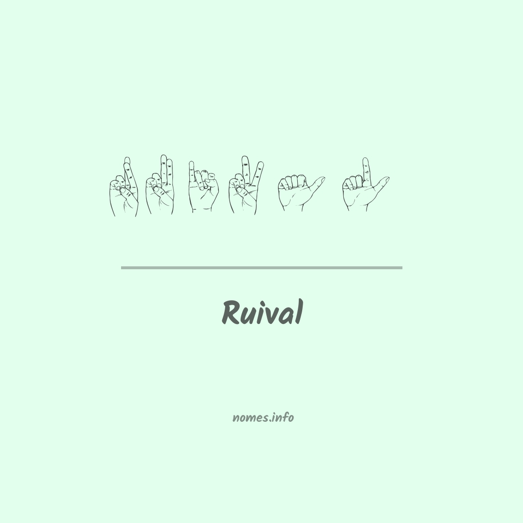 Ruival em Libras