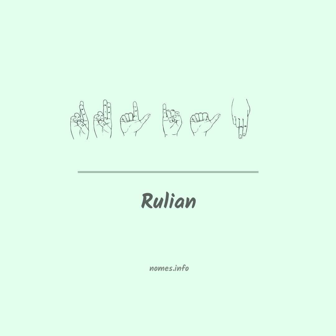 Rulian em Libras