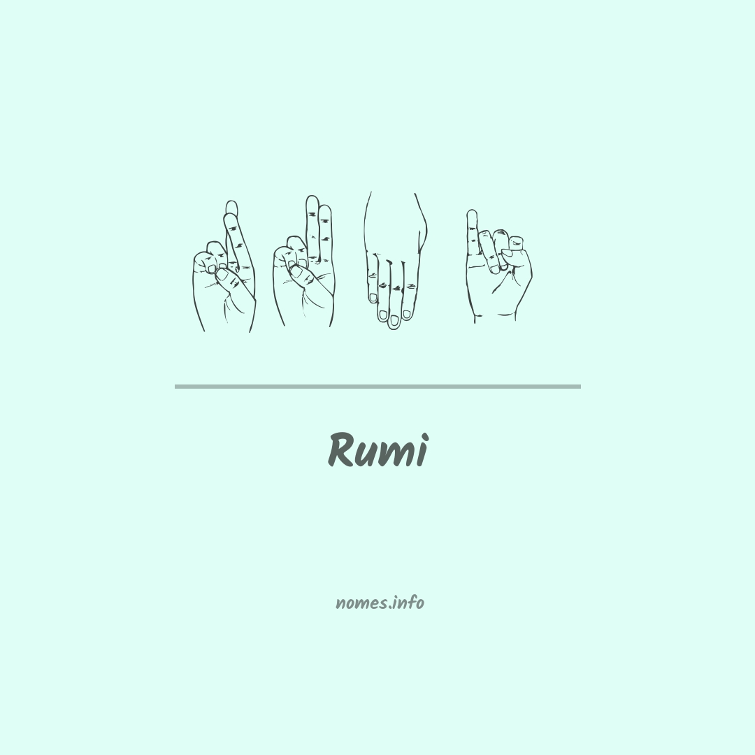 Rumi em Libras