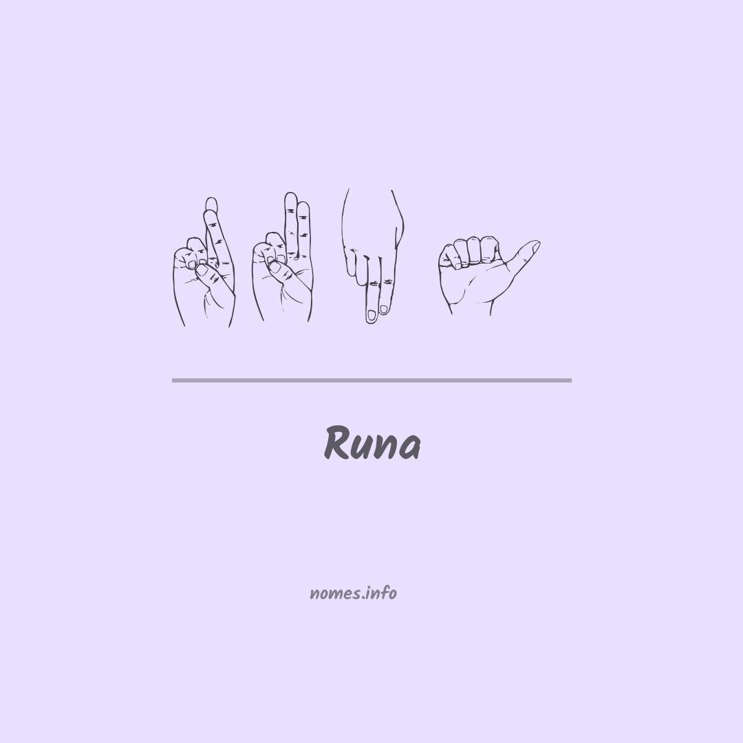 Runa em Libras