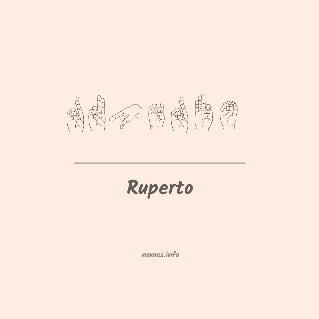 Ruperto em Libras