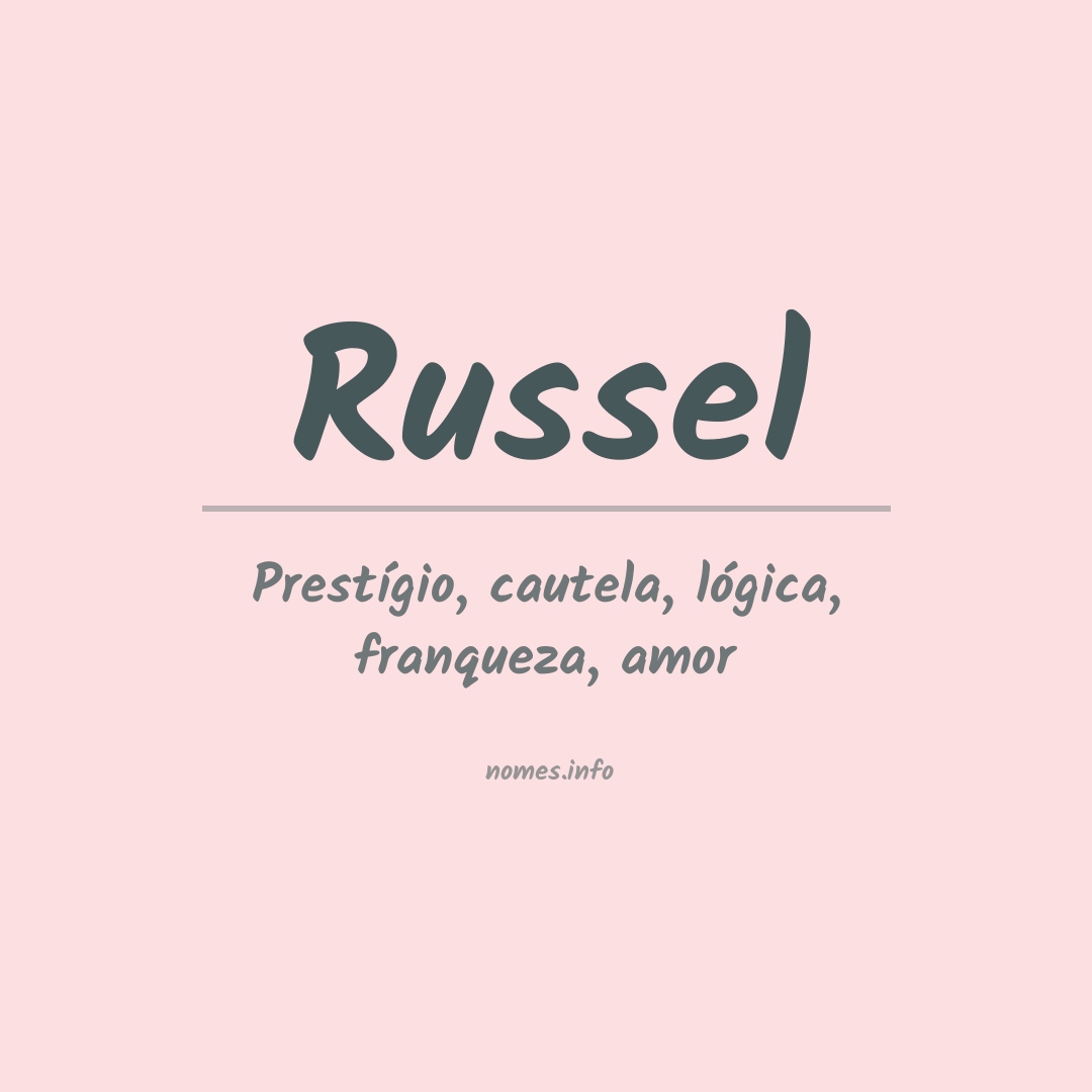 Significado do nome Russel