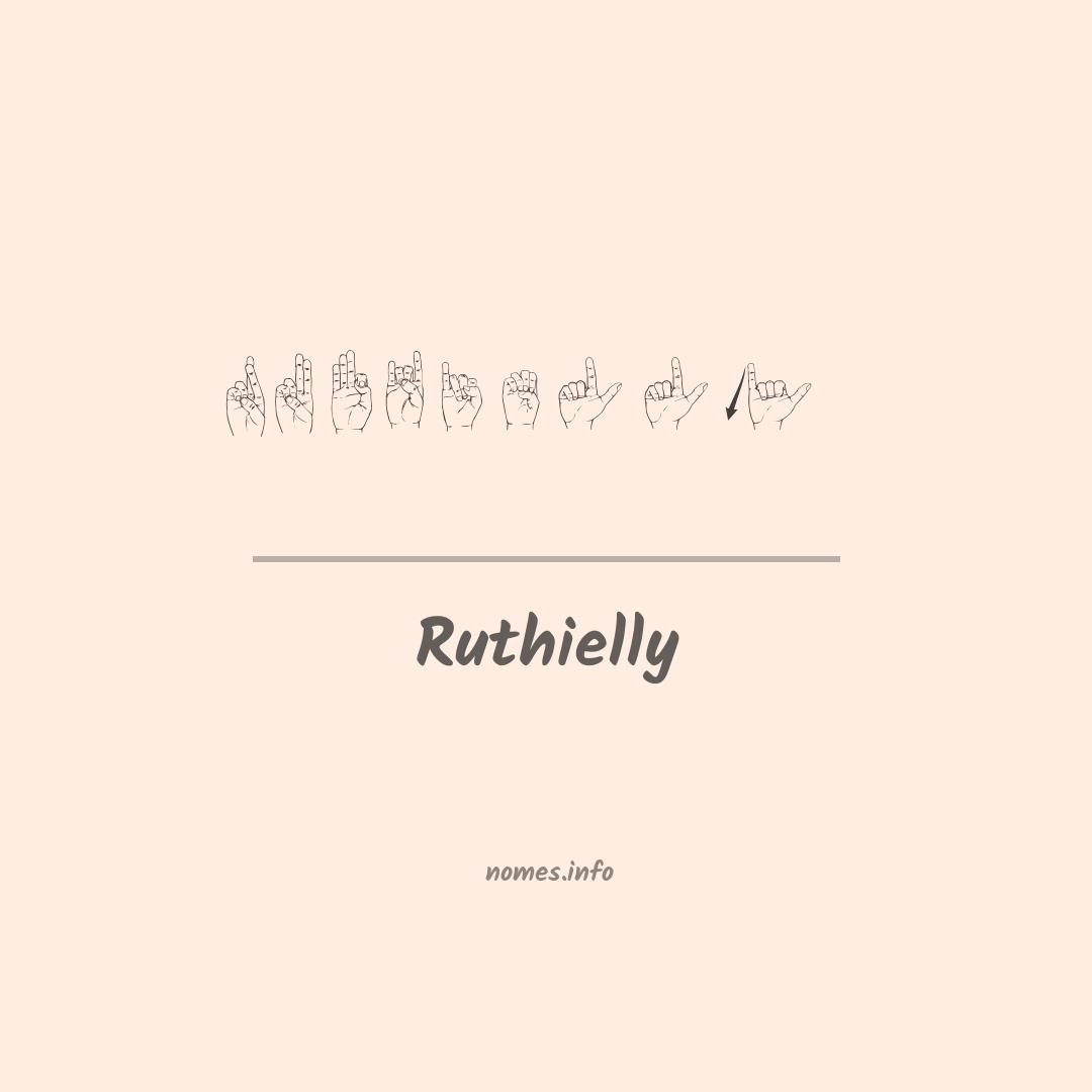 Ruthielly em Libras
