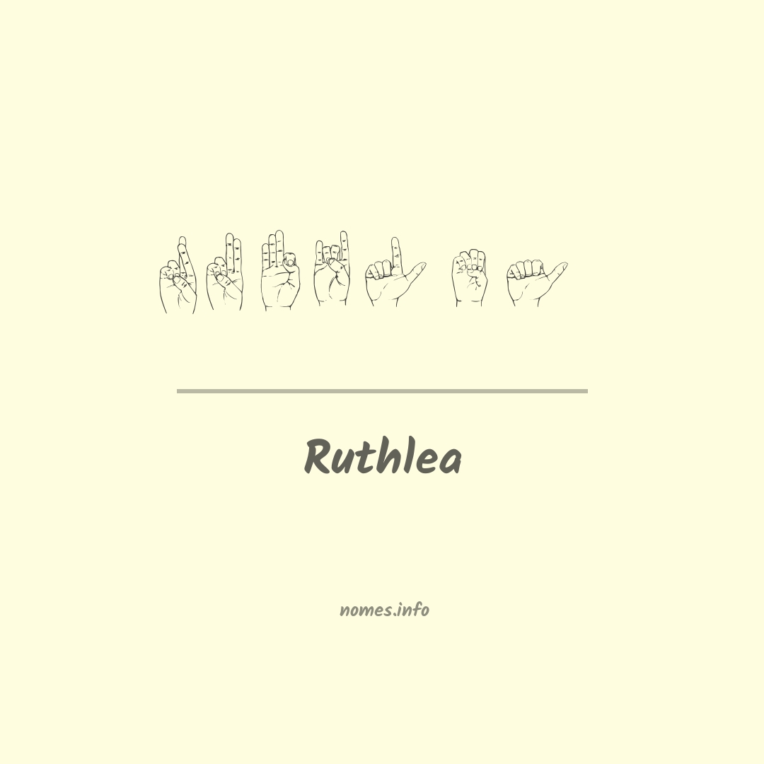 Ruthlea em Libras