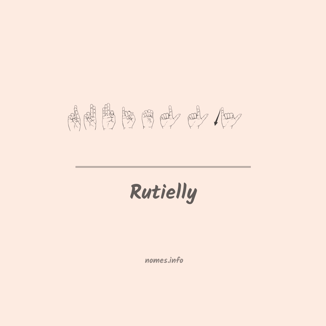 Rutielly em Libras