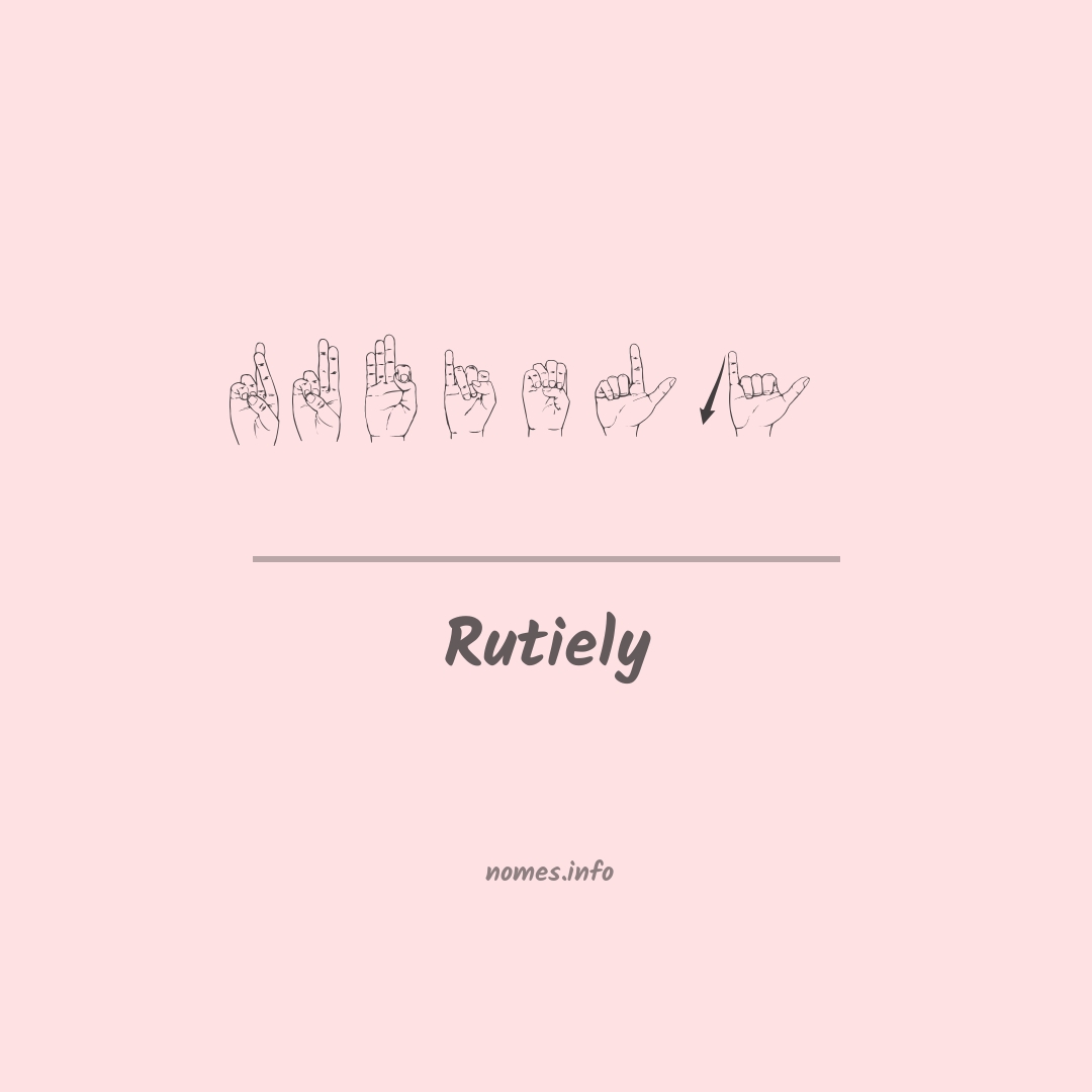 Rutiely em Libras