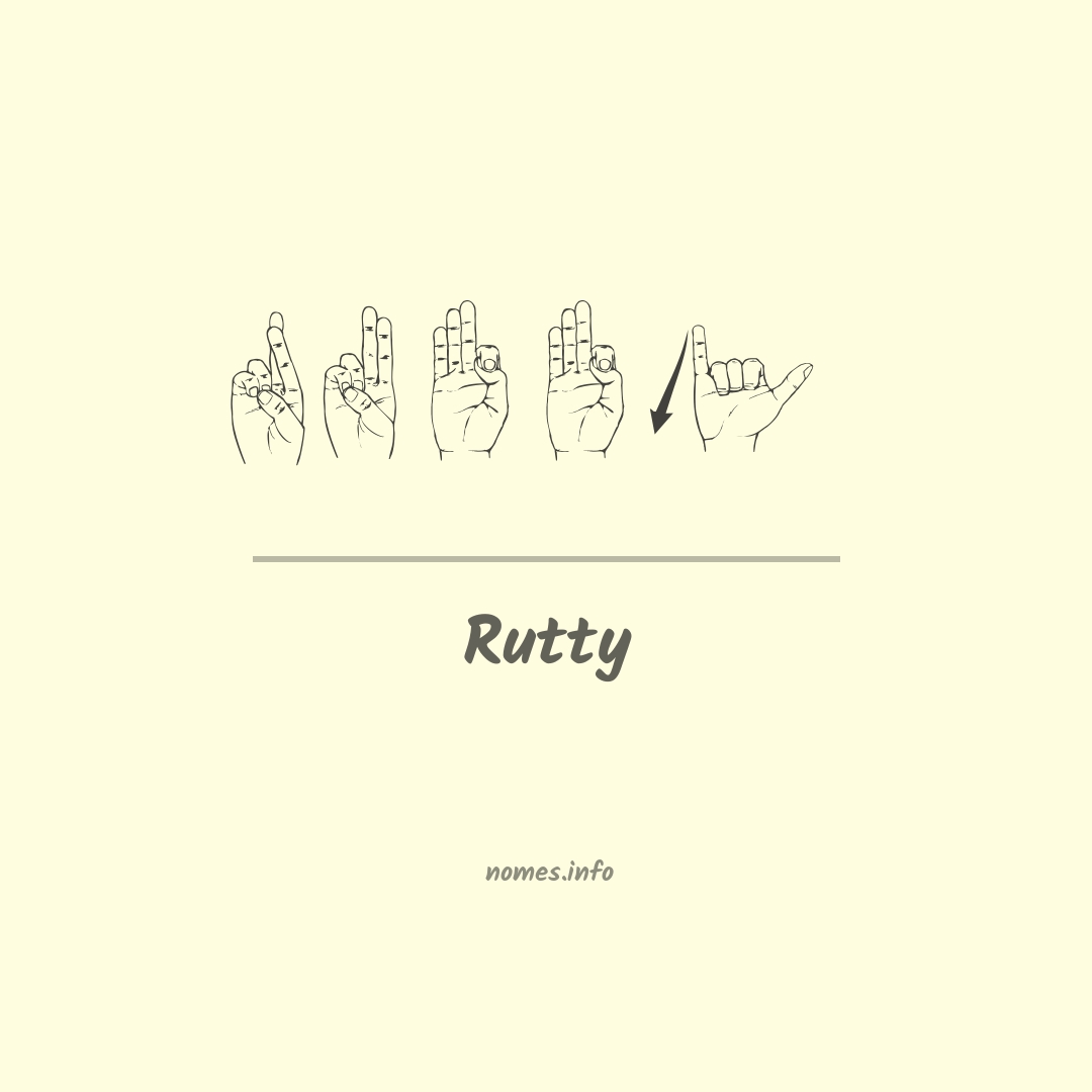 Rutty em Libras