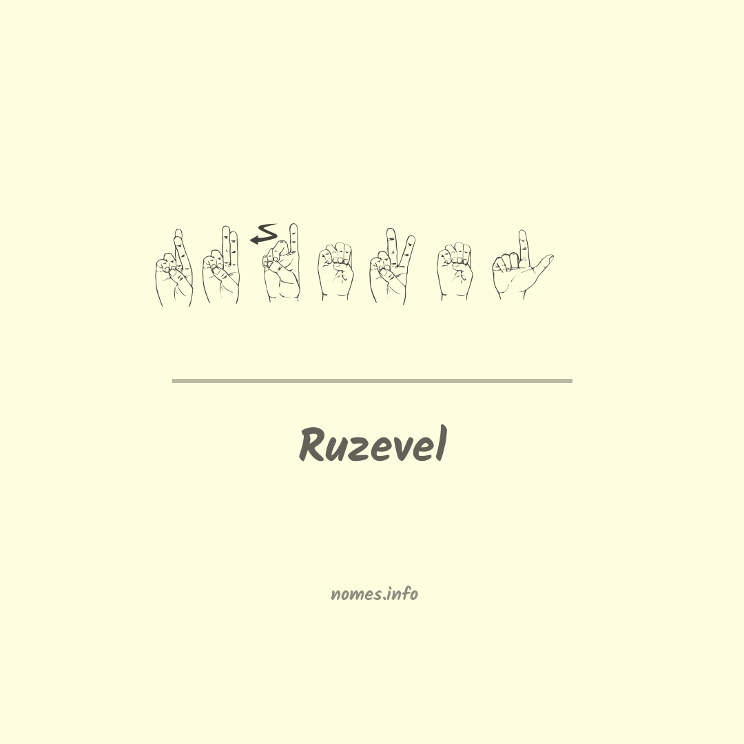 Ruzevel em Libras