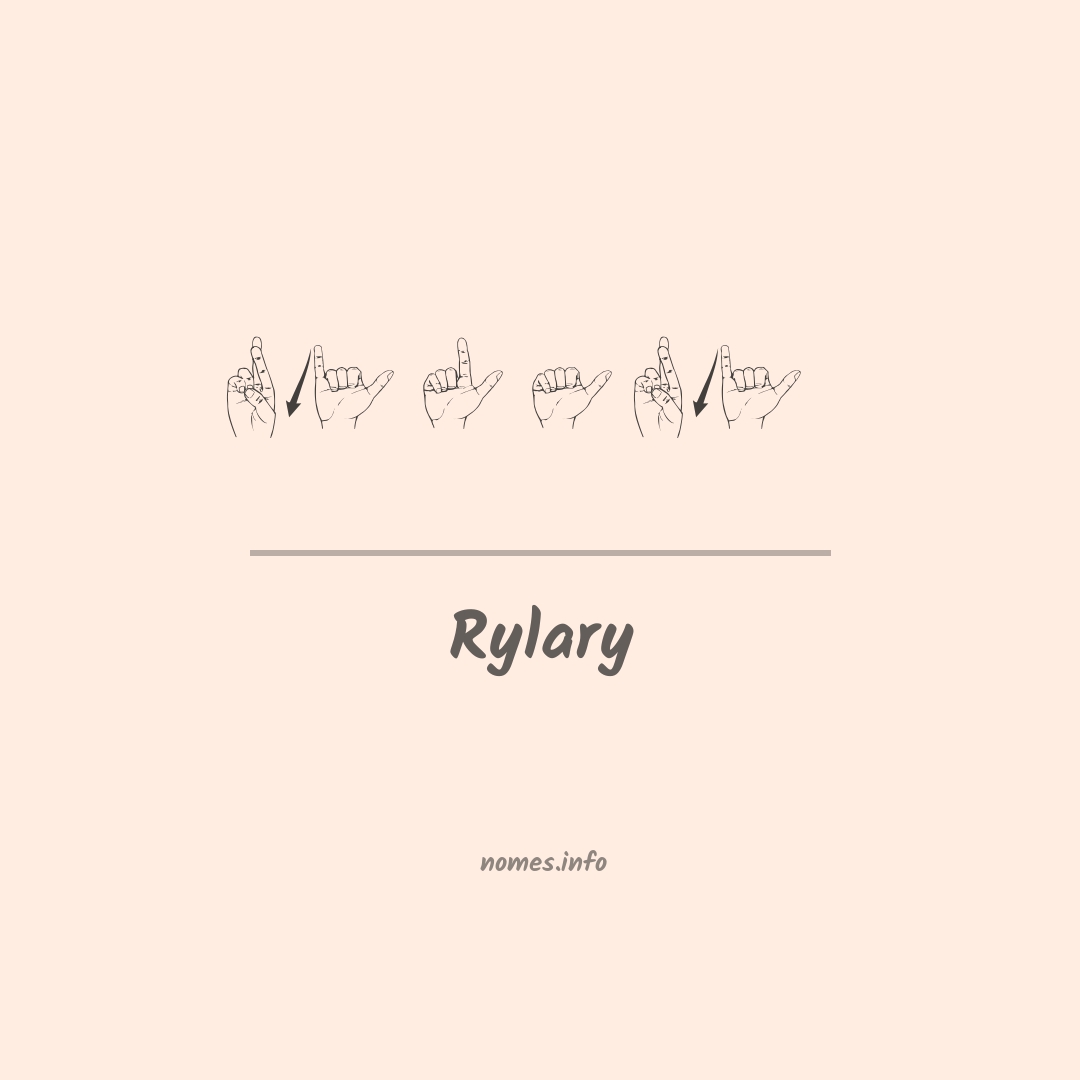 Rylary em Libras