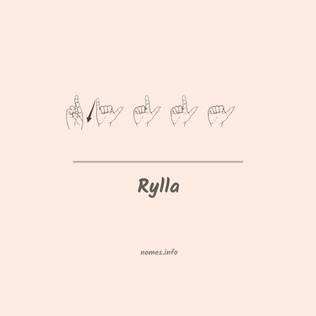 Rylla em Libras