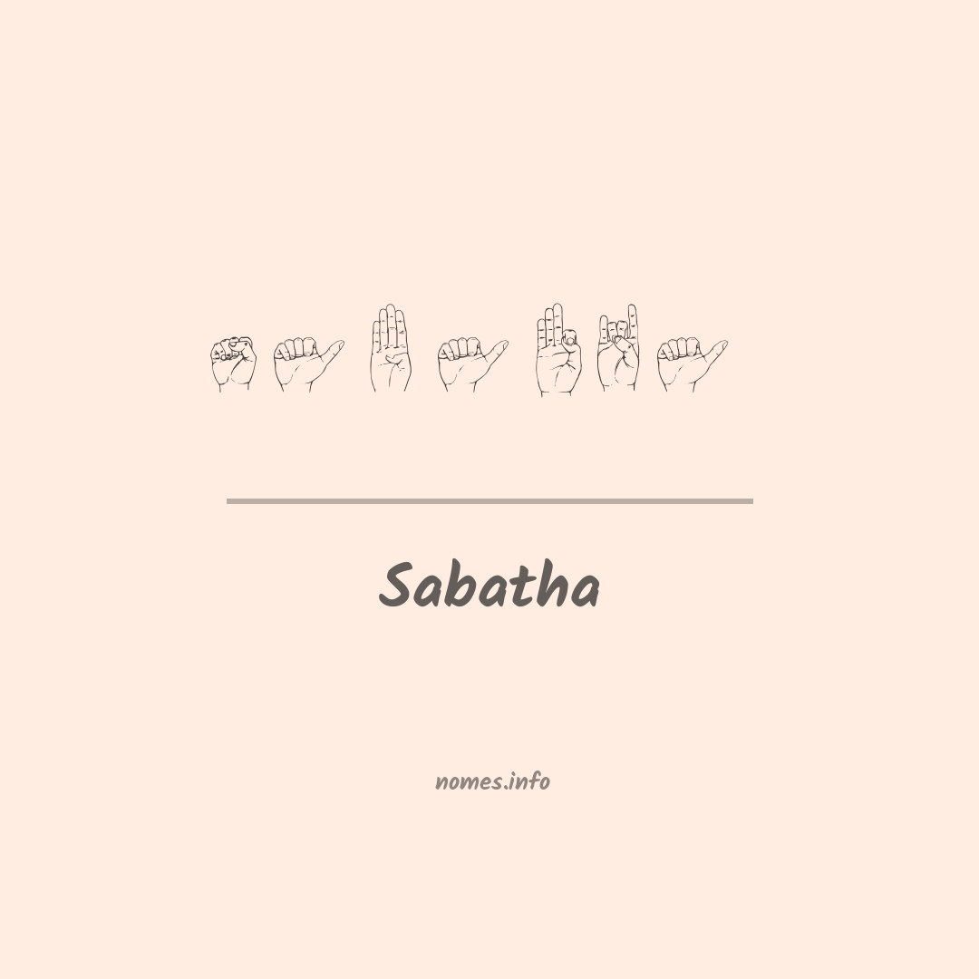 Sabatha em Libras