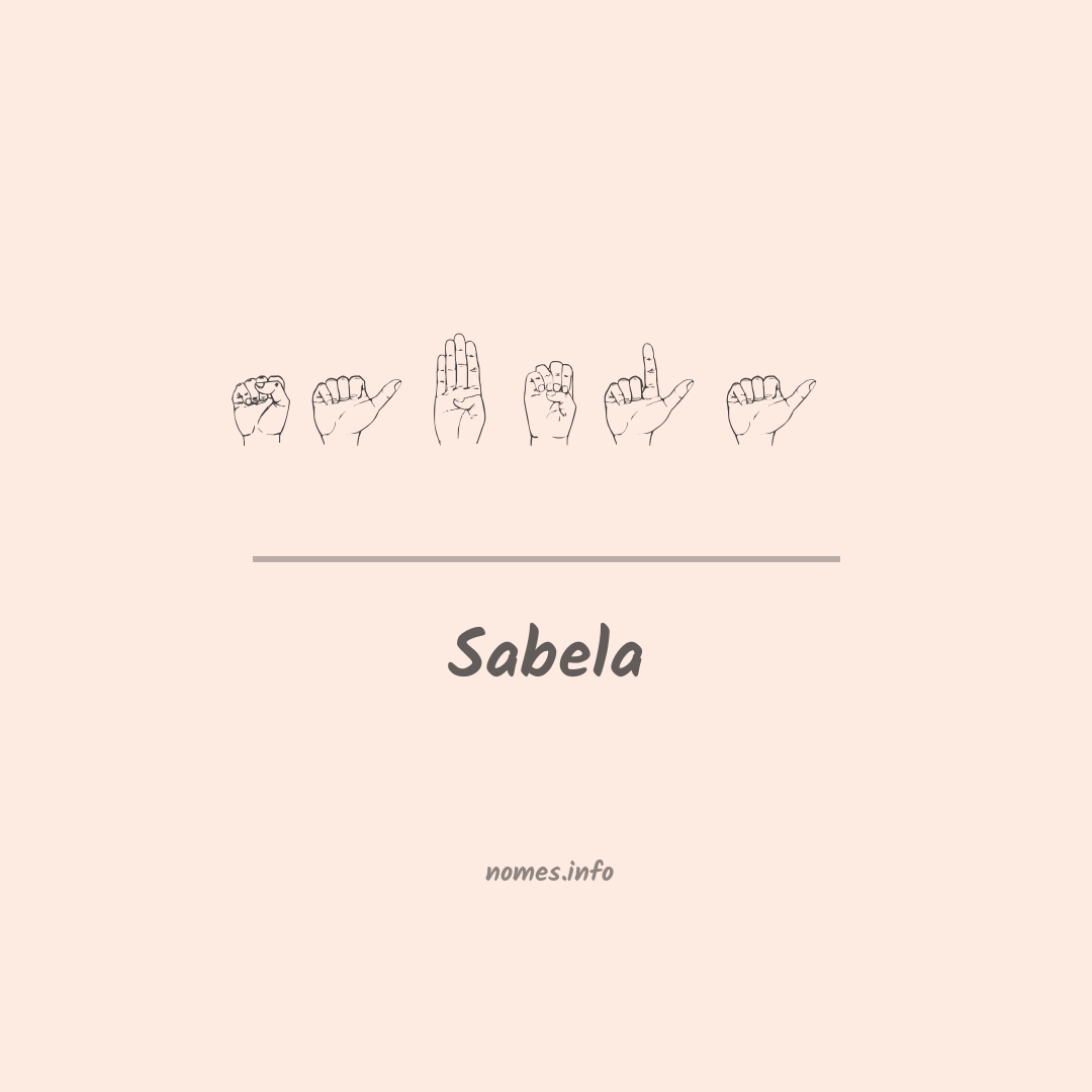 Sabela em Libras