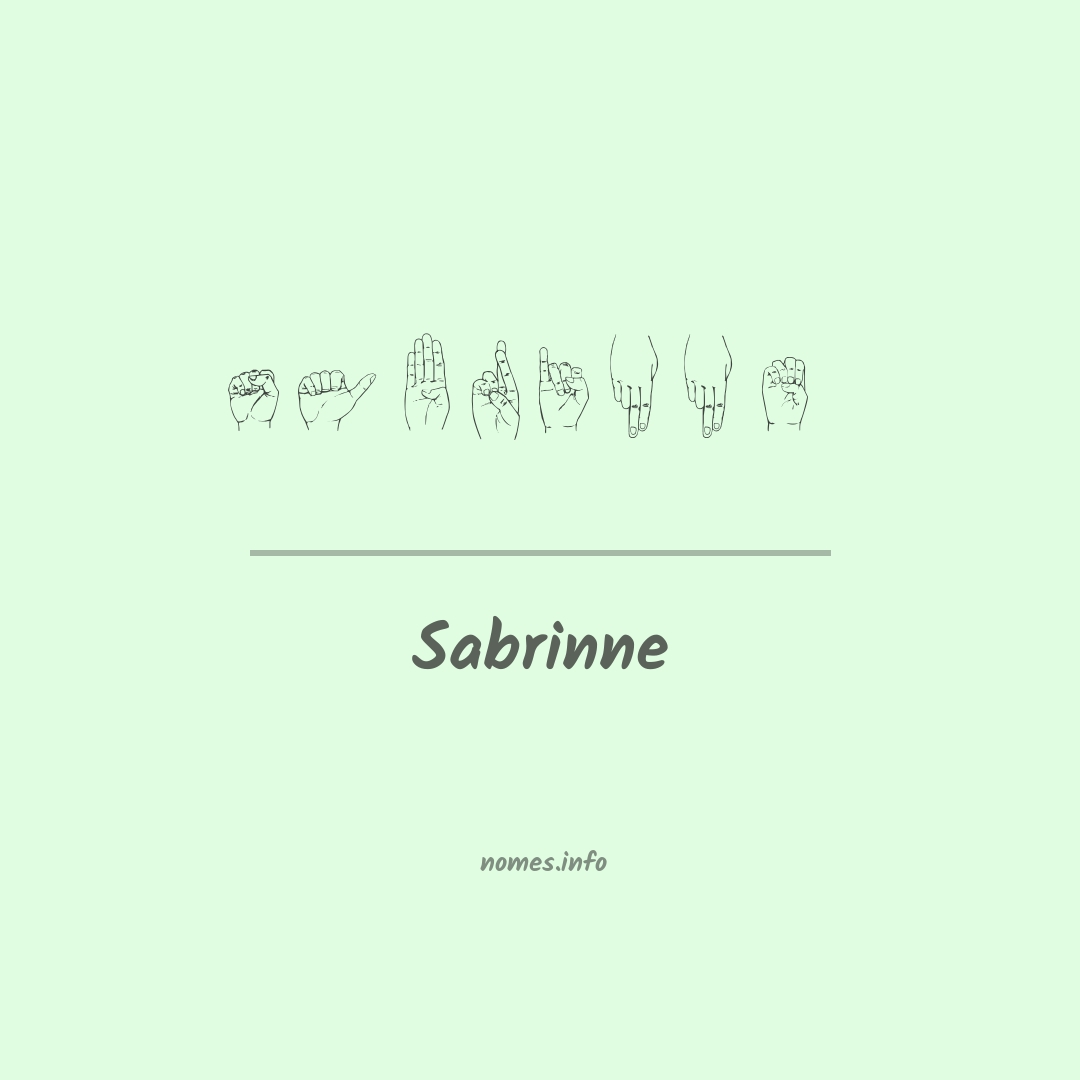 Sabrinne em Libras