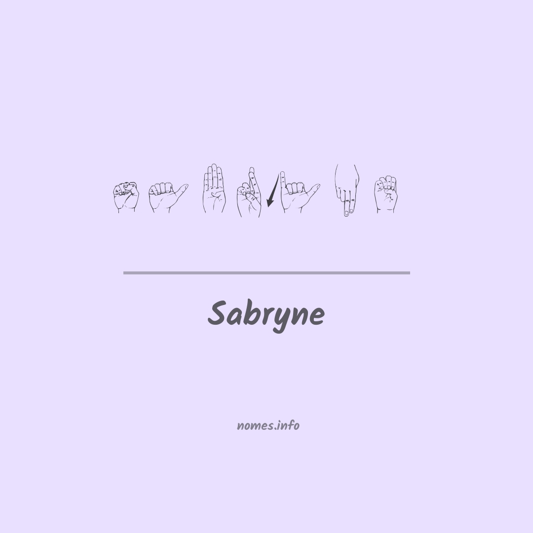 Sabryne em Libras