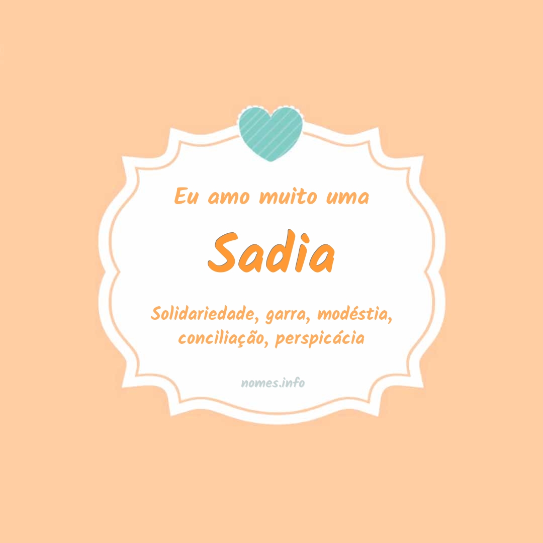 Eu amo muito Sadia