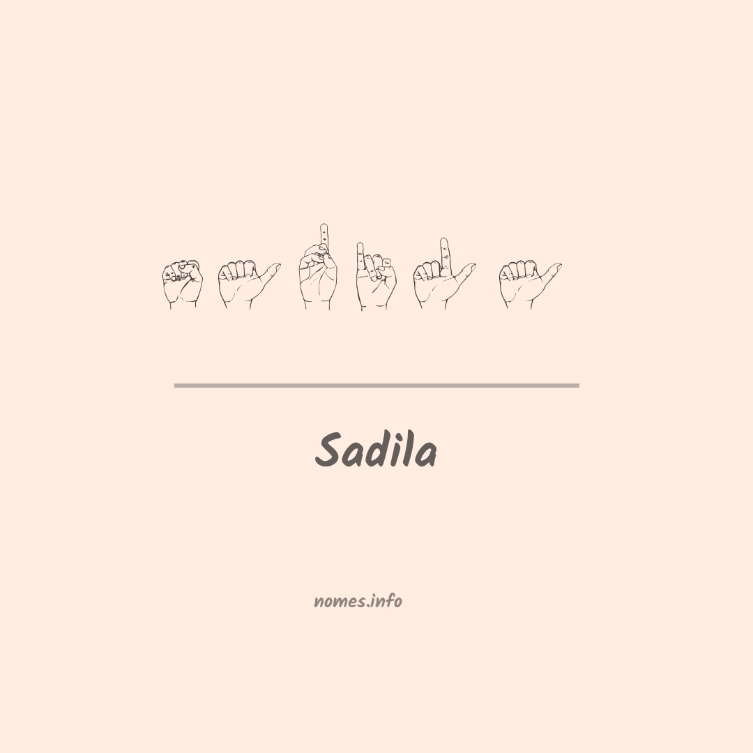 Sadila em Libras