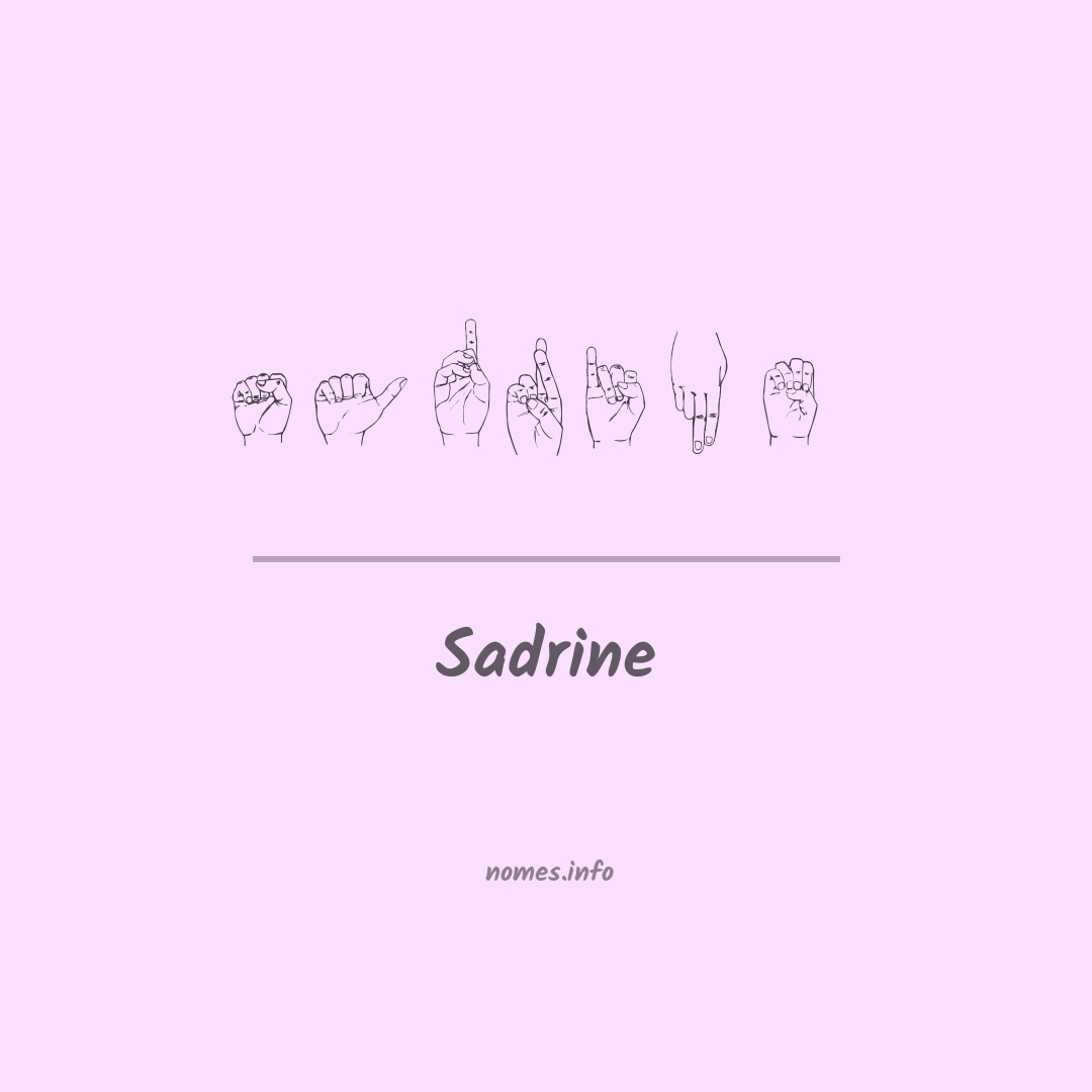 Sadrine em Libras Sadrine em Libras