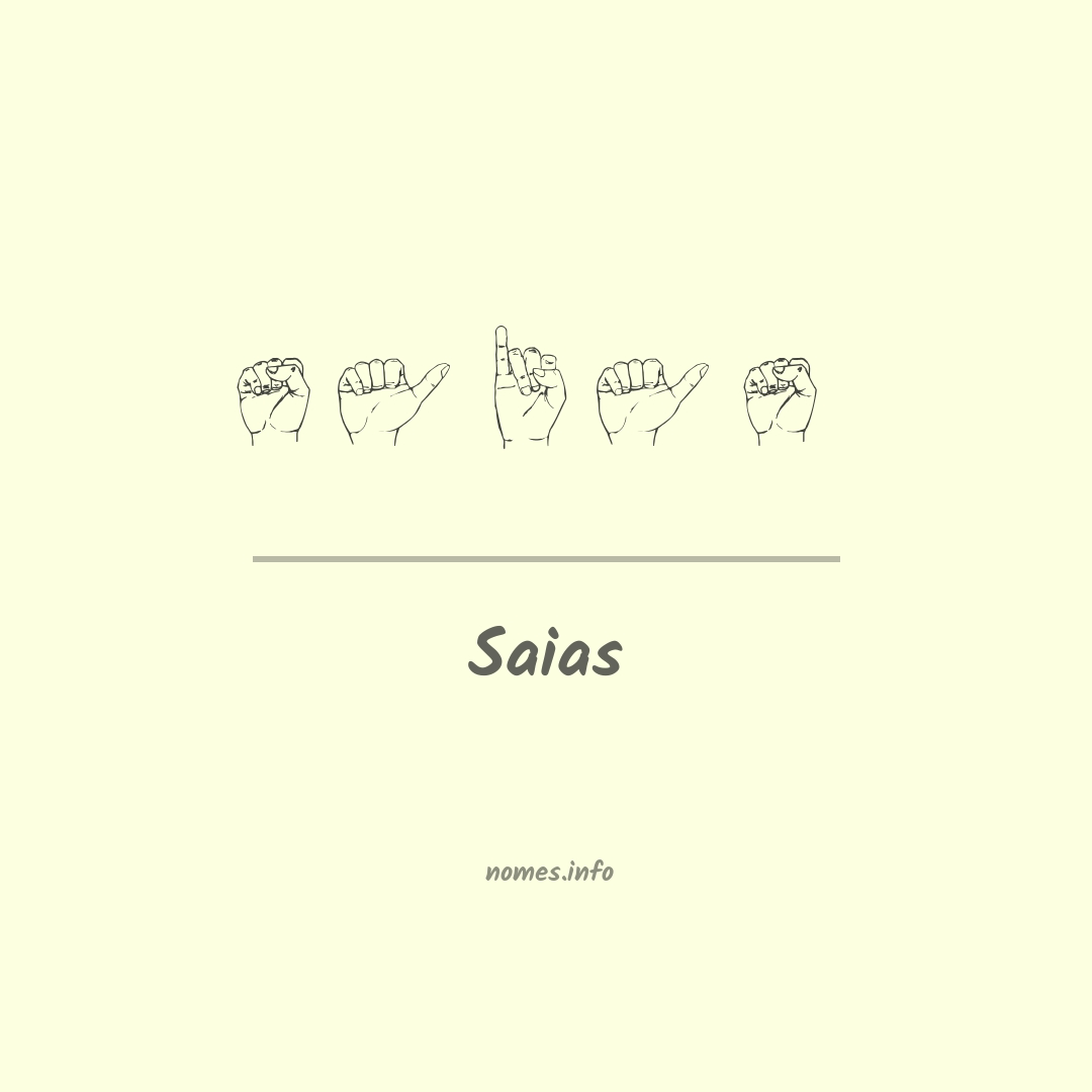 Saias em Libras