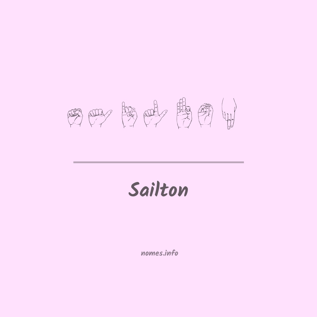 Sailton em Libras