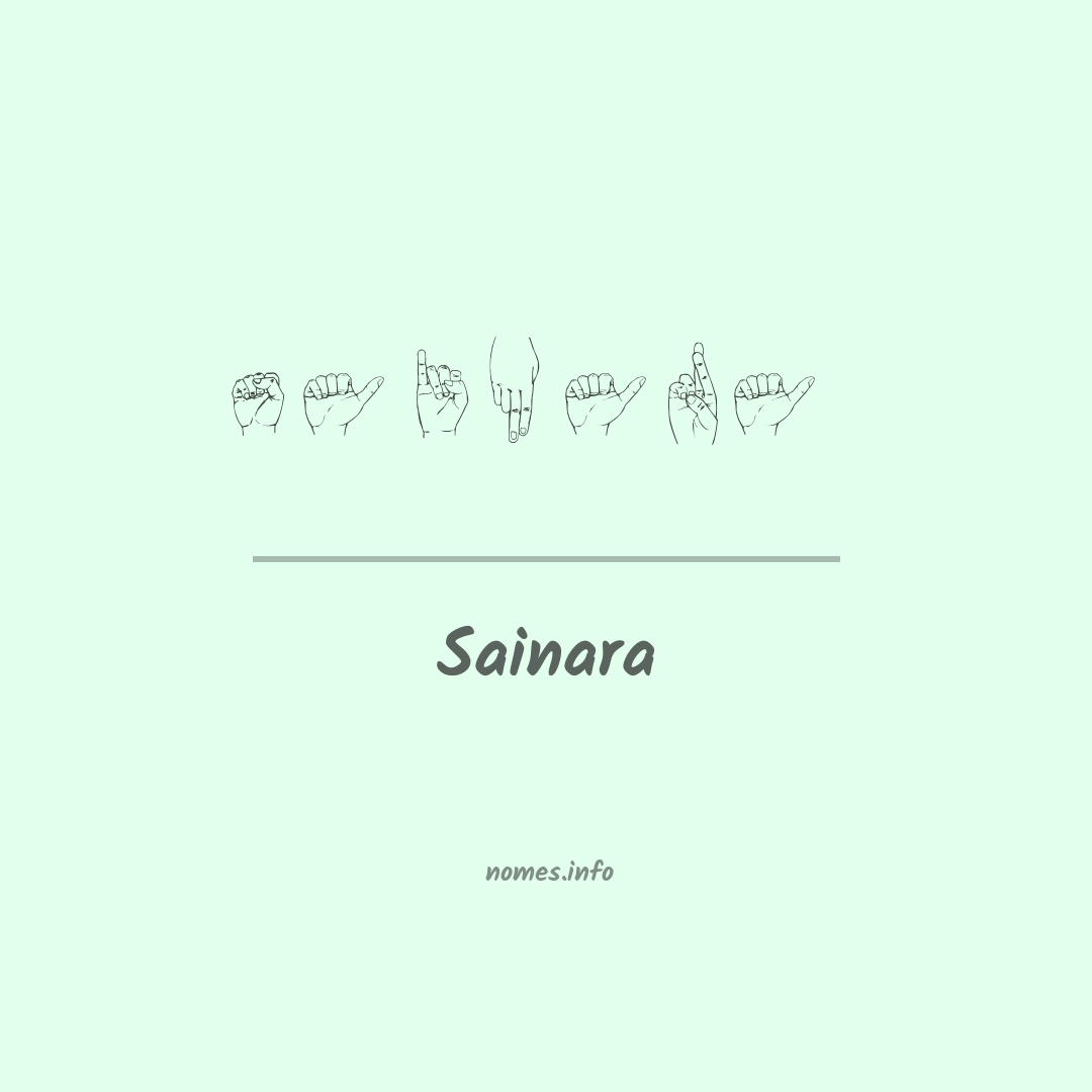 Sainara em Libras