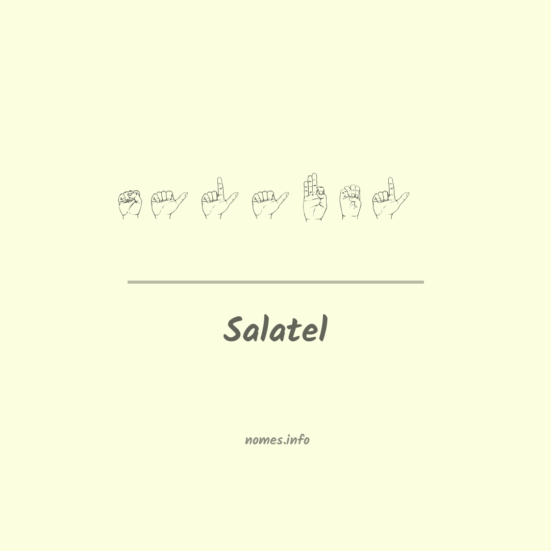Salatel em Libras