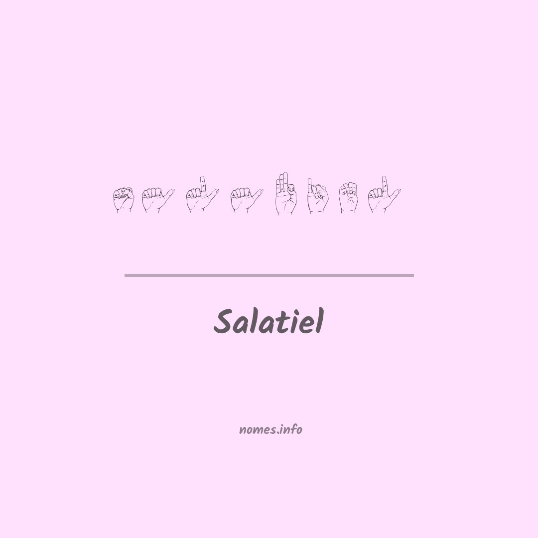 Salatiel em Libras