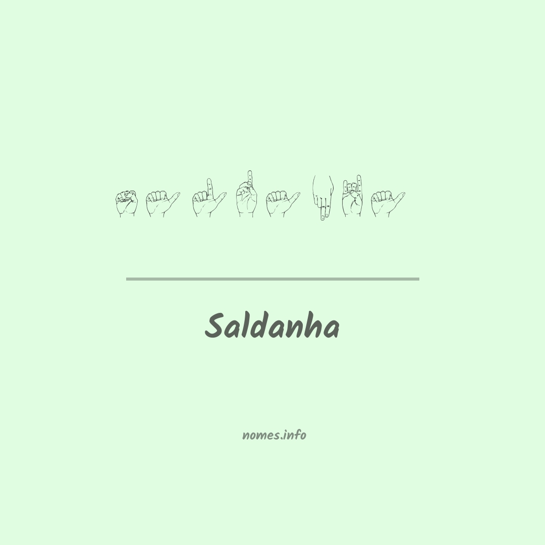 Saldanha em Libras