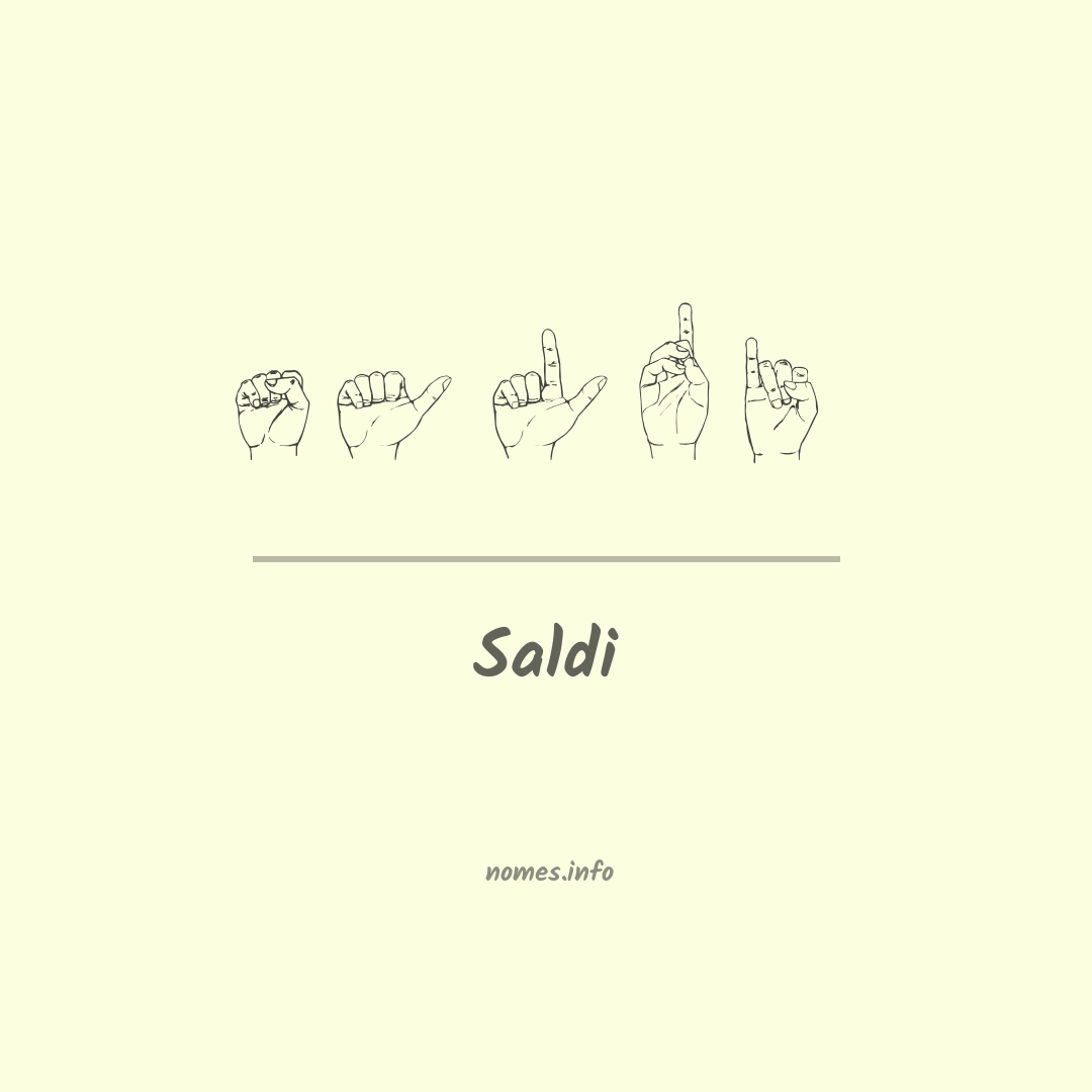 Saldi em Libras