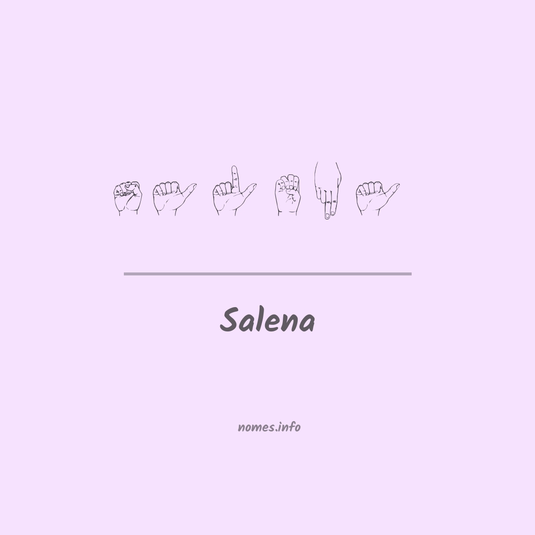 Salena em Libras Salena em Libras