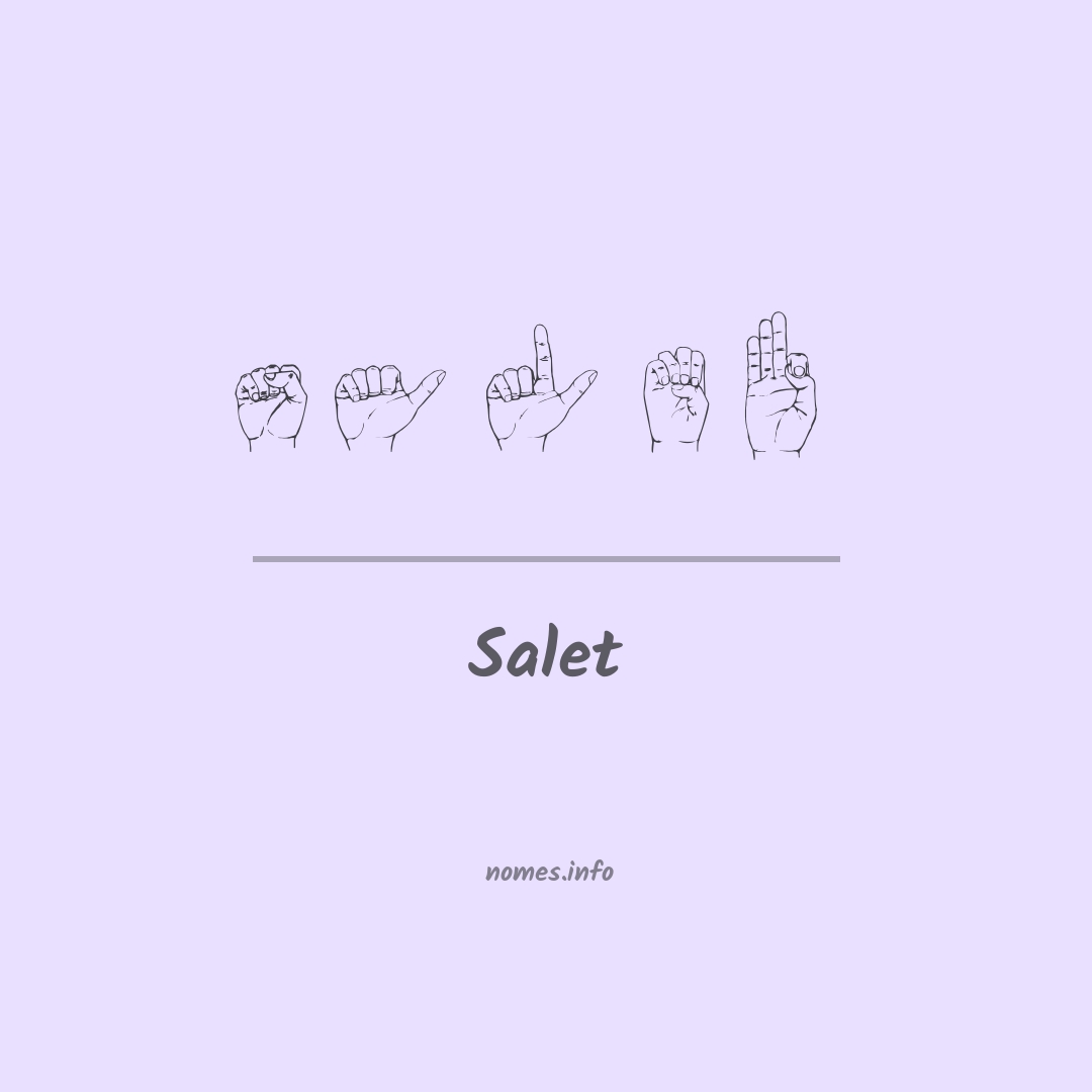 Salet em Libras