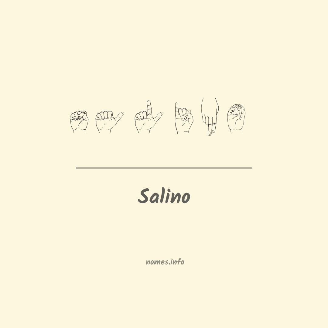 Salino em Libras