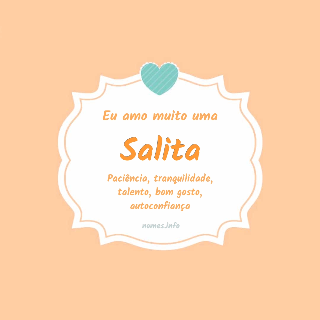 Eu amo muito Salita