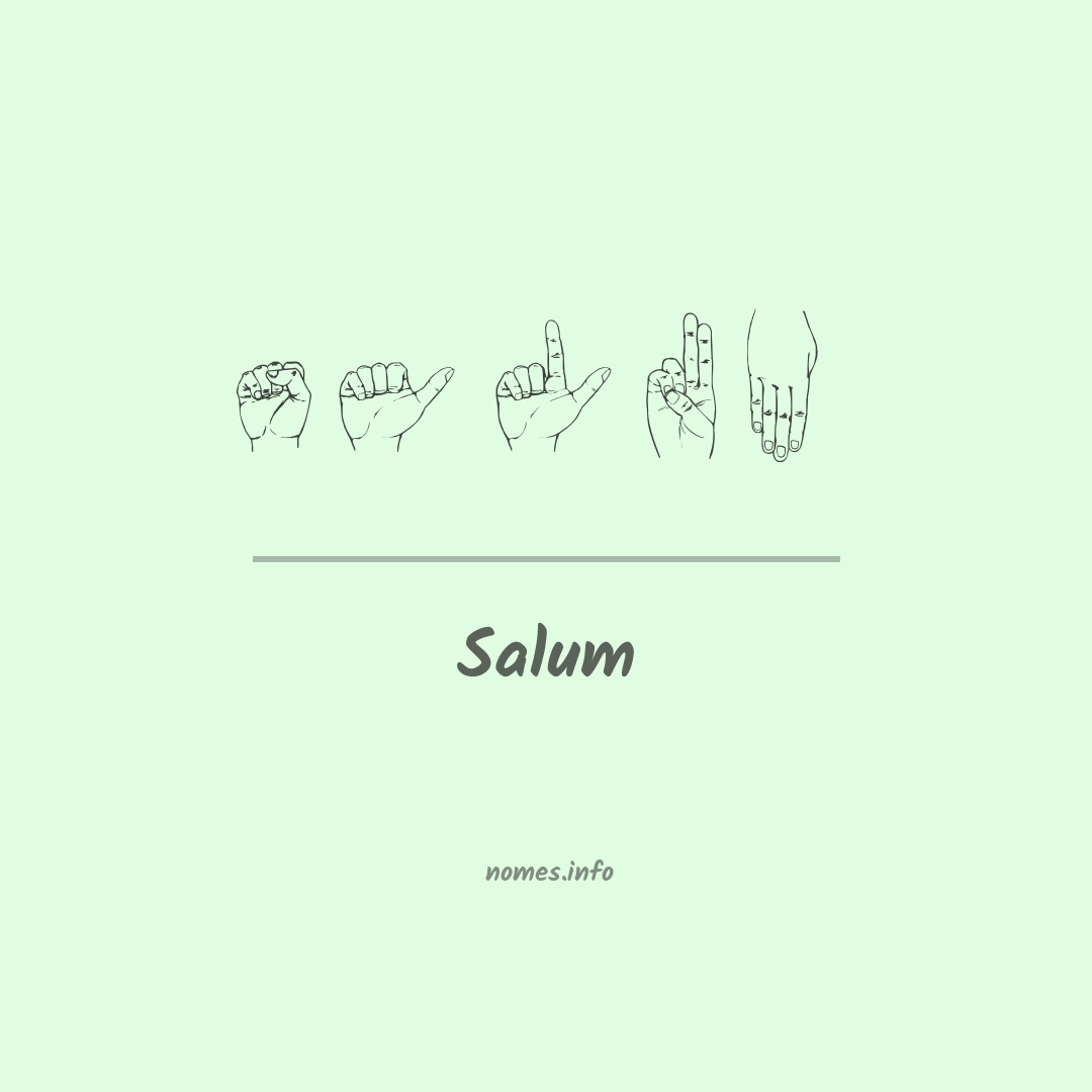 Salum em Libras